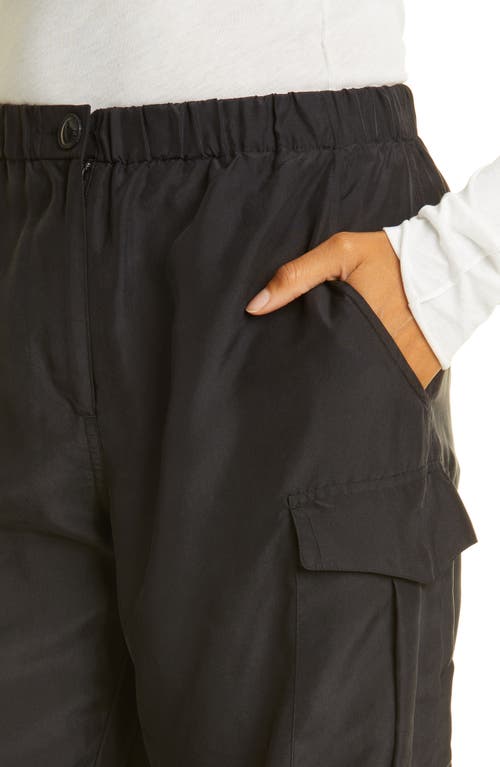 Rag & Bone Roth Silk Joggers In Black