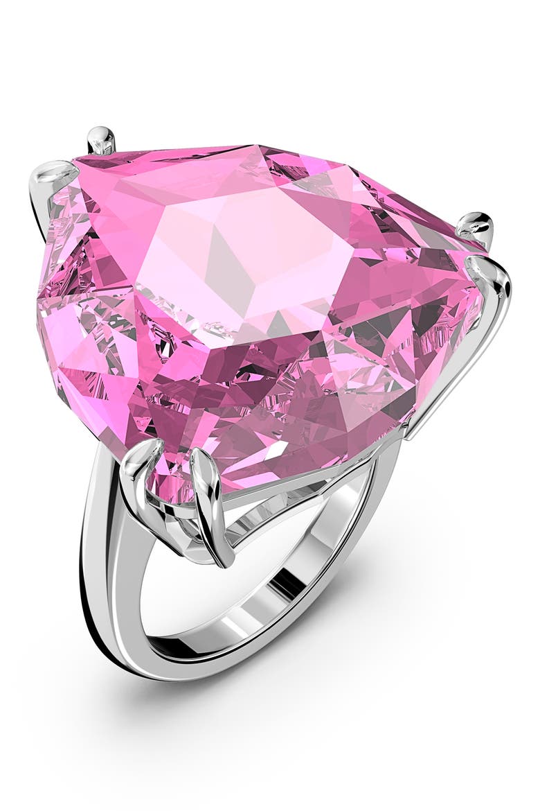 Millenia Crystal Cocktail Ring, Alternate, color, PINK