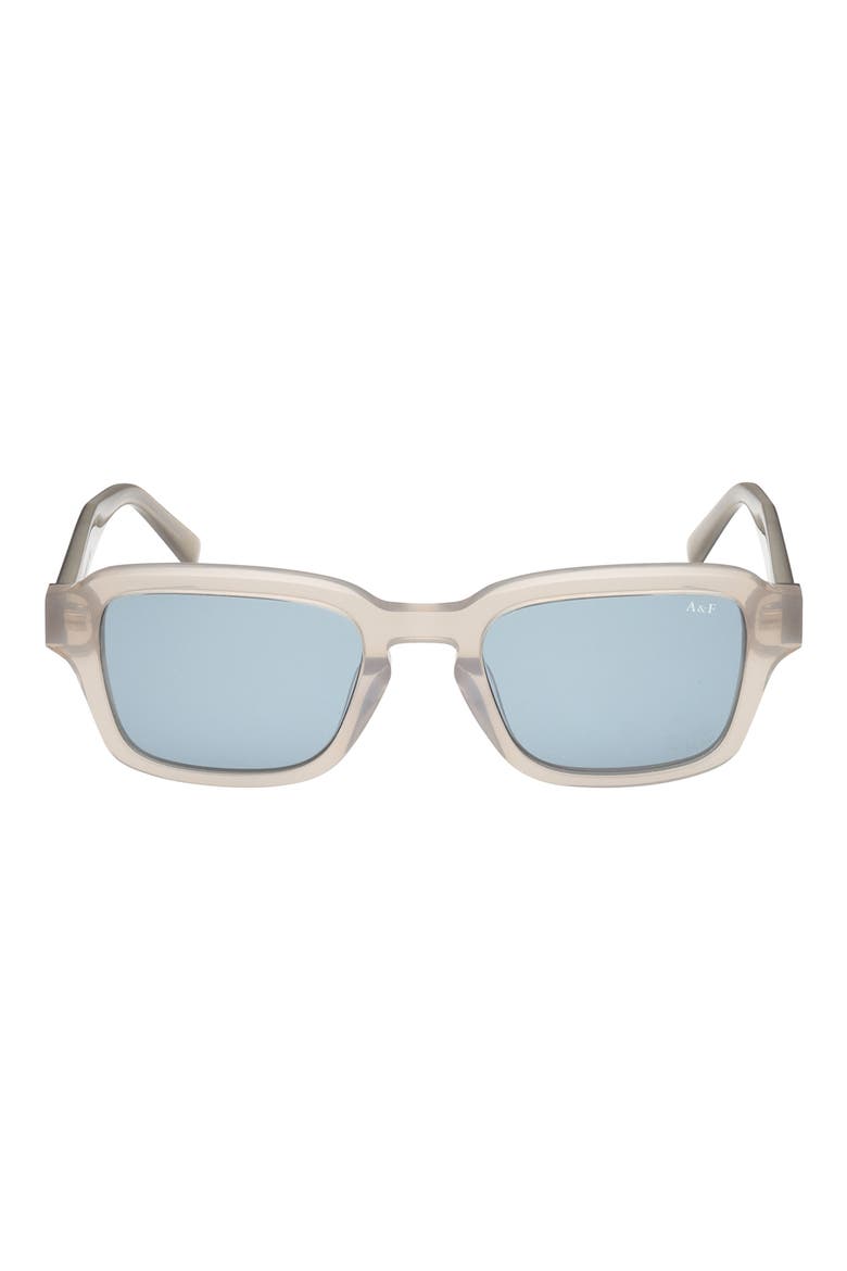 51mm Round Sunglasses, Main, color, GREY / BLUE LENS
