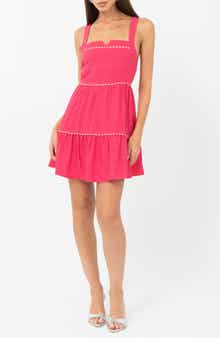 Stripe A-Line Minidress