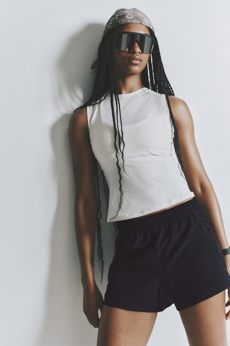 Regular-fit Track Shorts With Pockets, Alternate, color, Black
