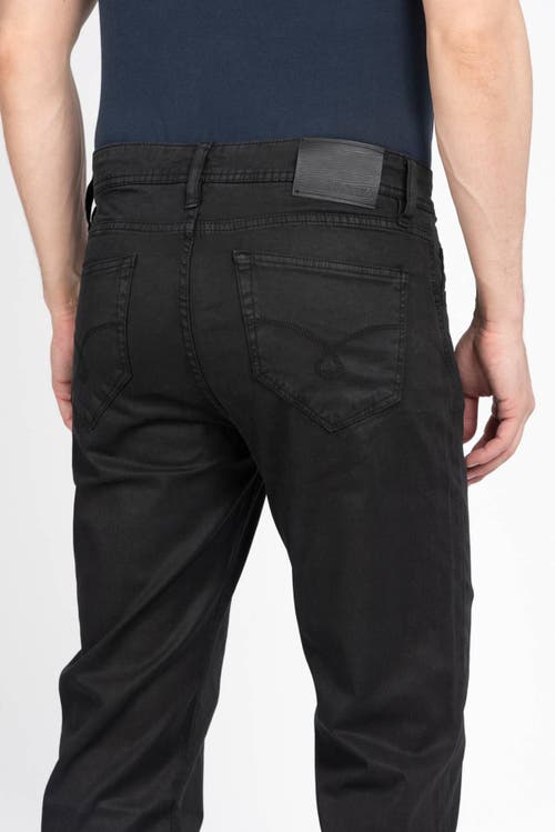 Jack Of Spades Jack Fit Five Pocket Pants In Brushed Black Sateen