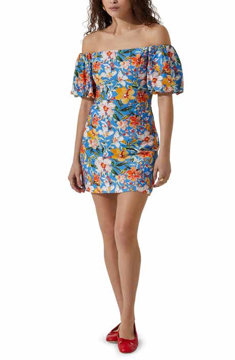 ASTR the Label Floral Off the Shoulder Minidress