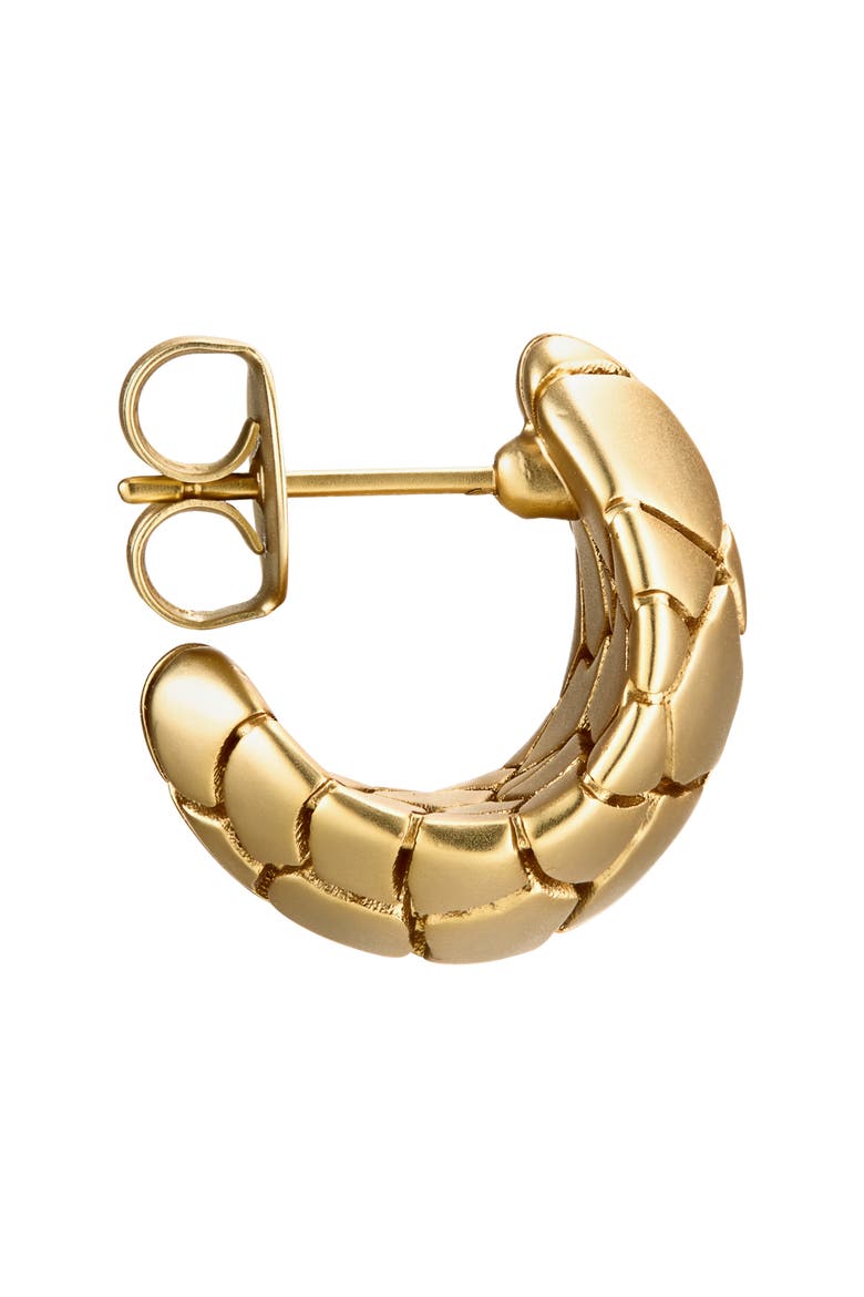 Byron Hoop Earrings, Alternate, color, GOLD