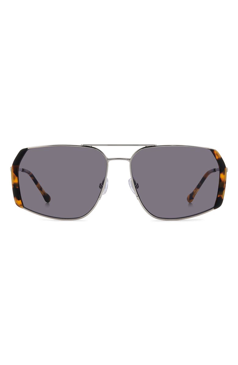 Isabel Marant 60mm Pilot Sunglasses, Main, color, Havana Ruthenium/ Violet