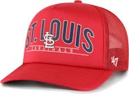 '47 Men's '47 Red St. Louis Cardinals Backhaul Foam Trucker Snapback Hat