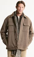 JACHS Bonded Wool Blend Heather Knit Jacket