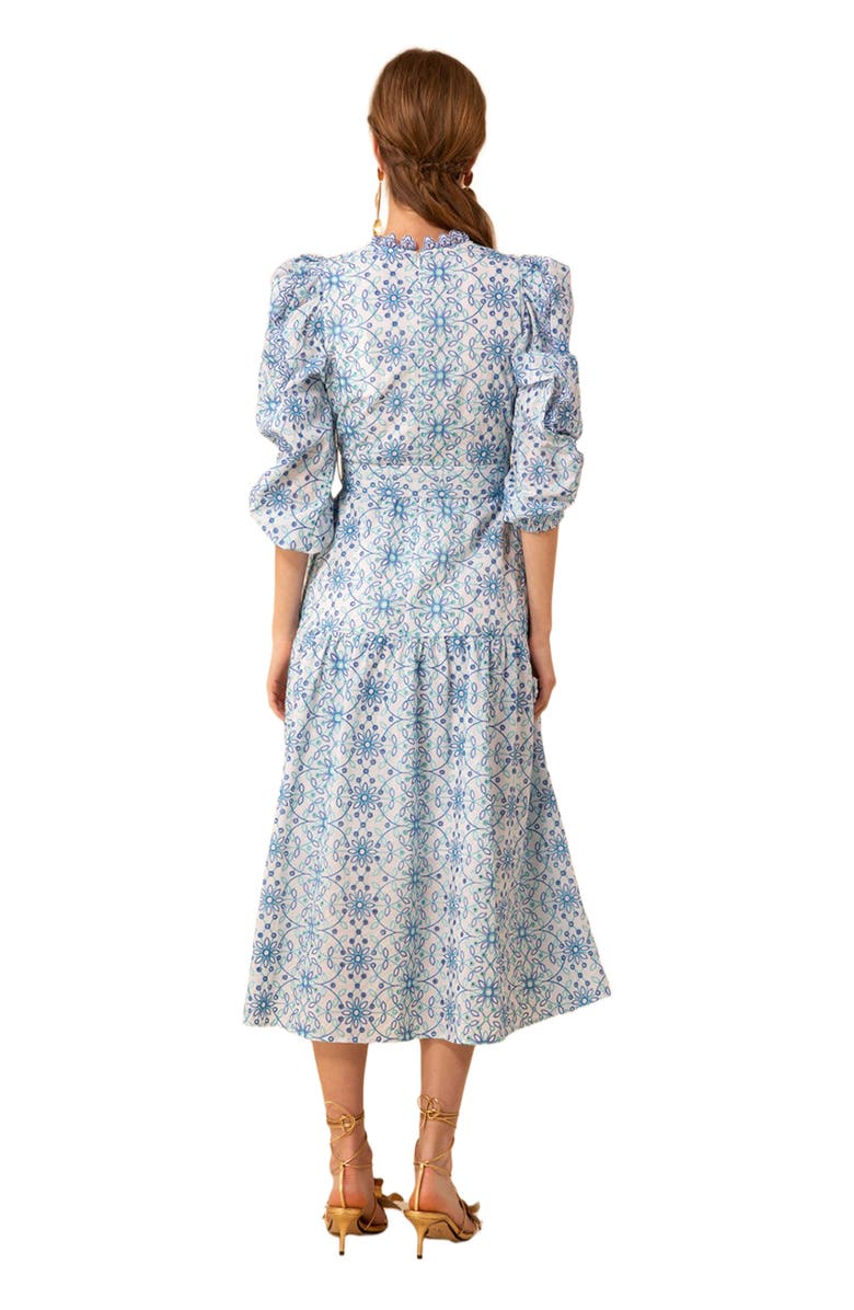 Hale Bob Valerie Eyelet Maxi Dress, Alternate, color, 