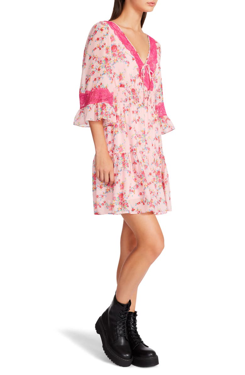 Betsey Johnson Georgette Dress, Alternate, color, 