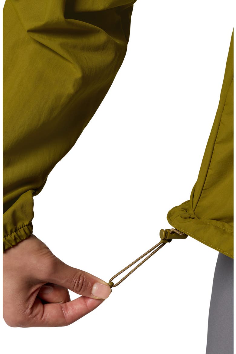 Spire Valley Water Repellent Windbreaker, Alternate, color, MOSSY GREEN
