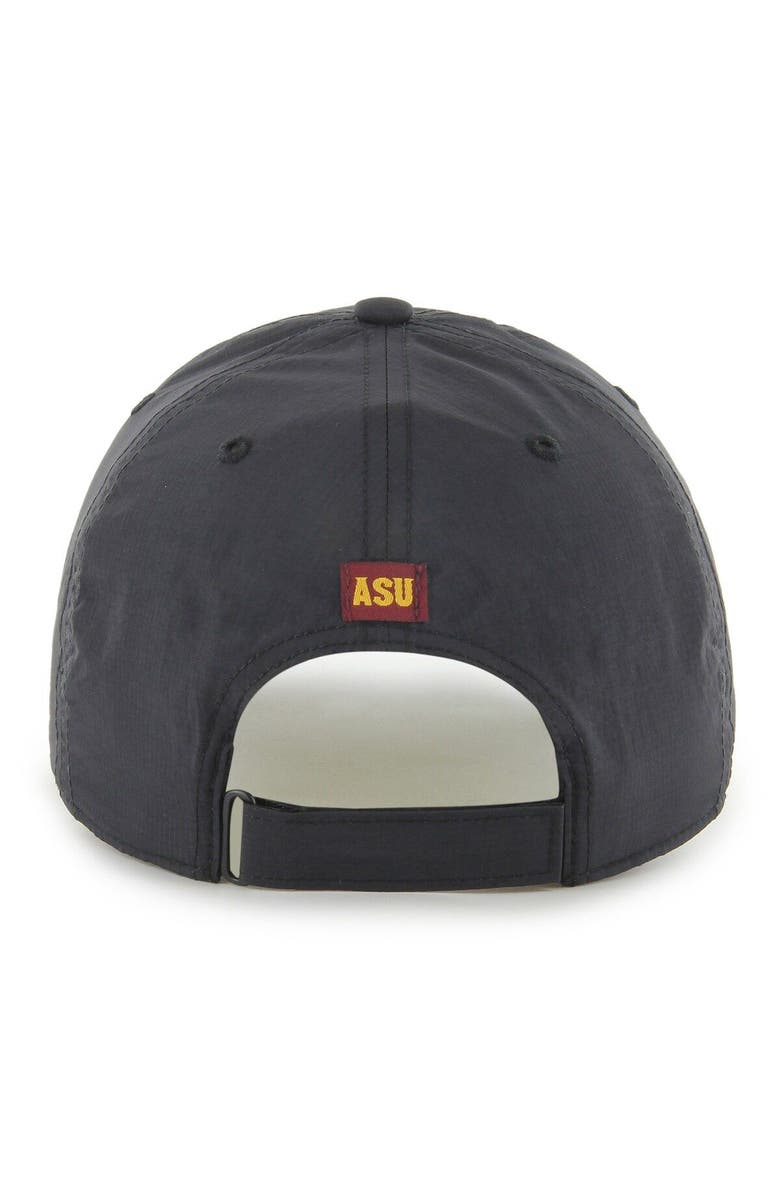 '47 Men's '47  Black Arizona State Sun Devils Microburst Clean Up Adjustable Hat, Alternate, color, 