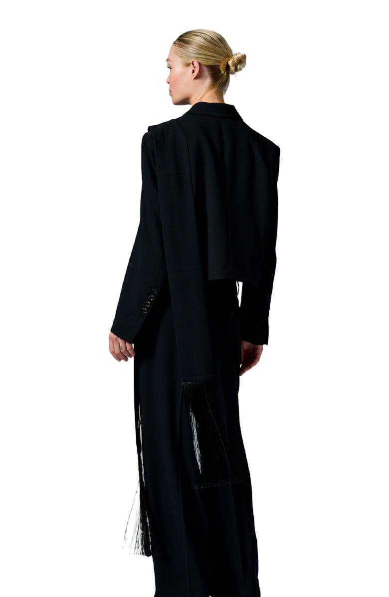 DAY Birger et Mikkelsen Edie Cropped Gabardine Blazer, Alternate, color, Black