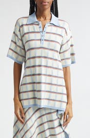 EENK Back Button Check Jacquard Polo