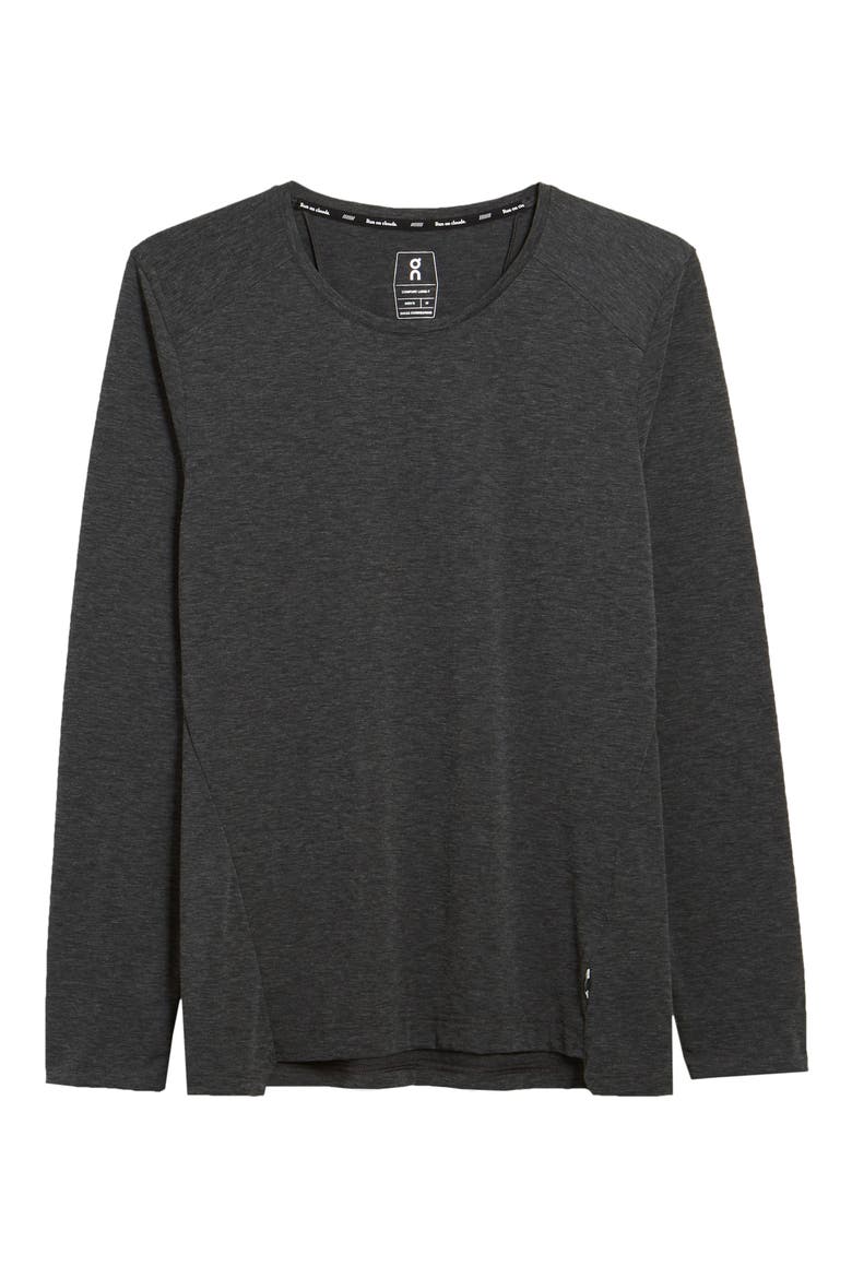 Comfort Long Sleeve T-Shirt, Main, color, BLACK