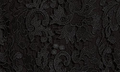 Alice And Olivia Alice + Olivia Clover Open Back Lace Dress In Black