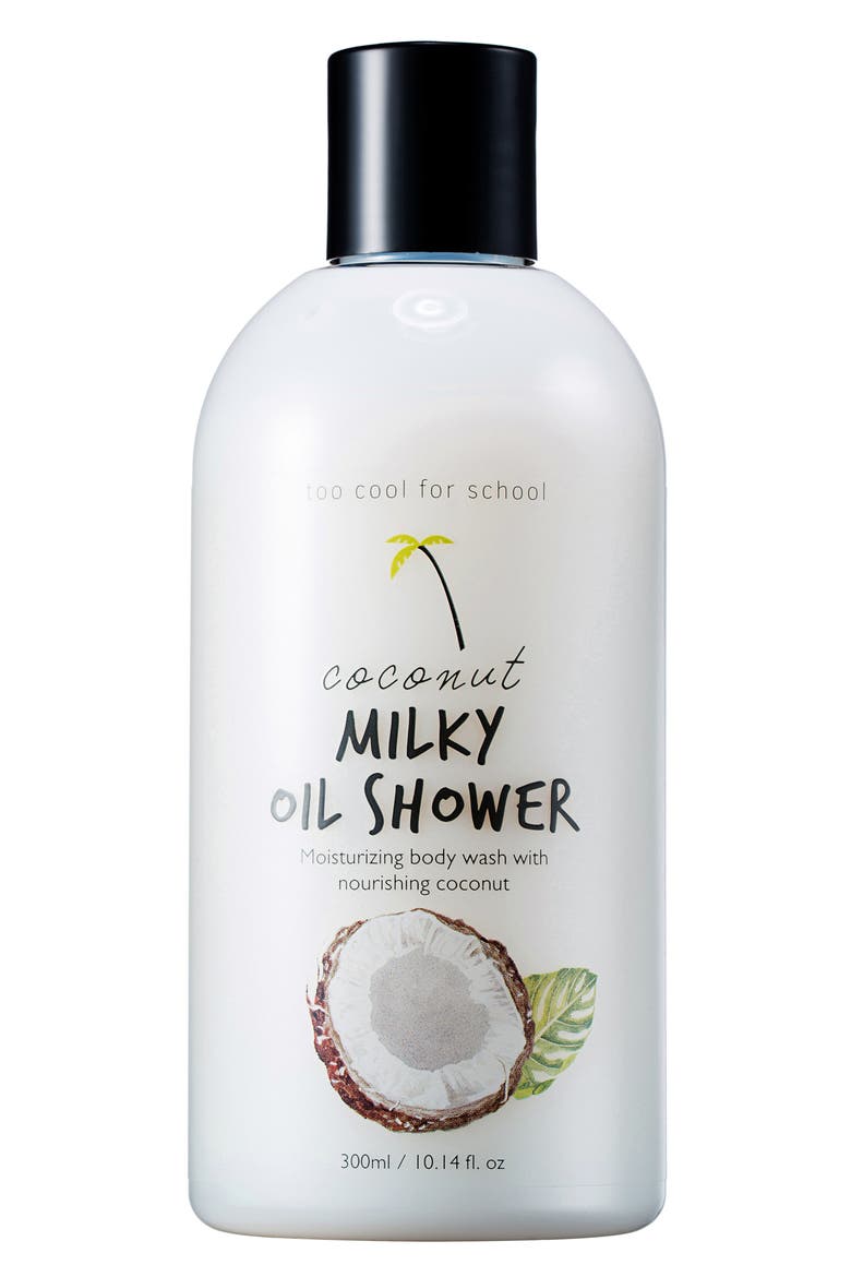Coconut Milky Oil Shower Moisturizing Body Wash, Main, color, NO COLOR