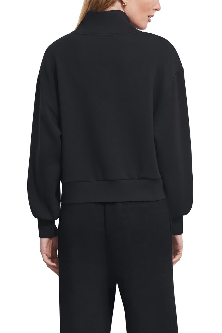 Davidson Woven Sweatshirt, Alternate, color, BLACK