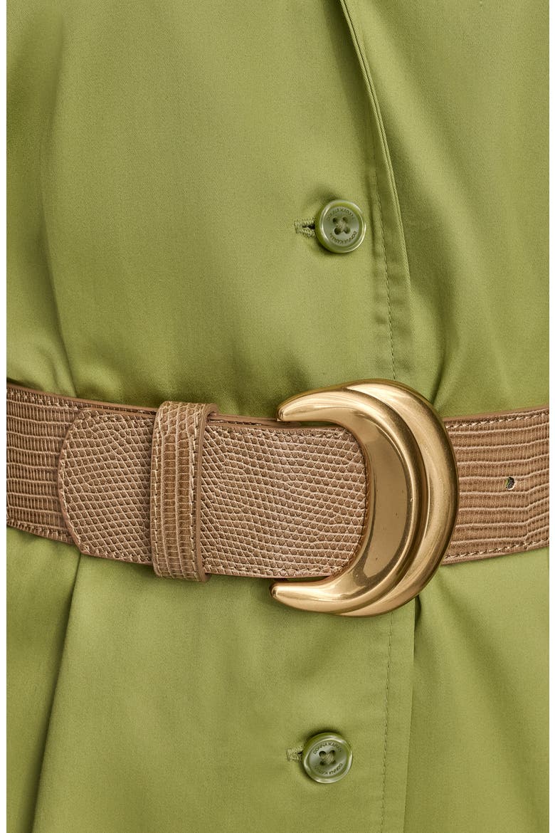 Belted Shirtdress, Alternate, color, KIWI