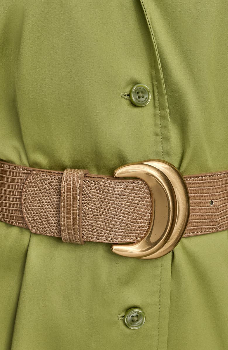 Donna Karan New York Belted Shirtdress, Alternate, color, Kiwi