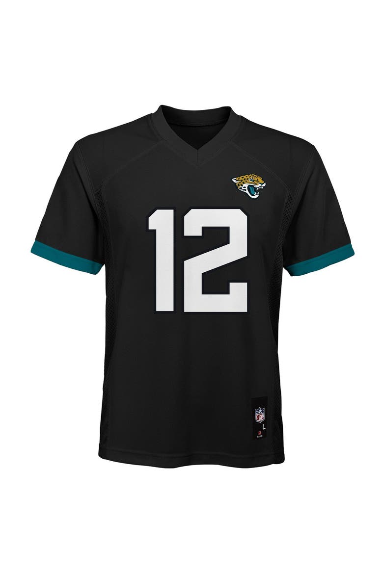 Youth Travis Hunter Black Jacksonville Jaguars Replica Jersey, Alternate, color, Black