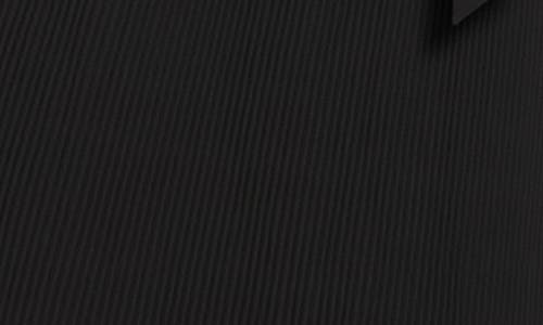 London Times Pleated Surplice Neck Midi Dress In Black