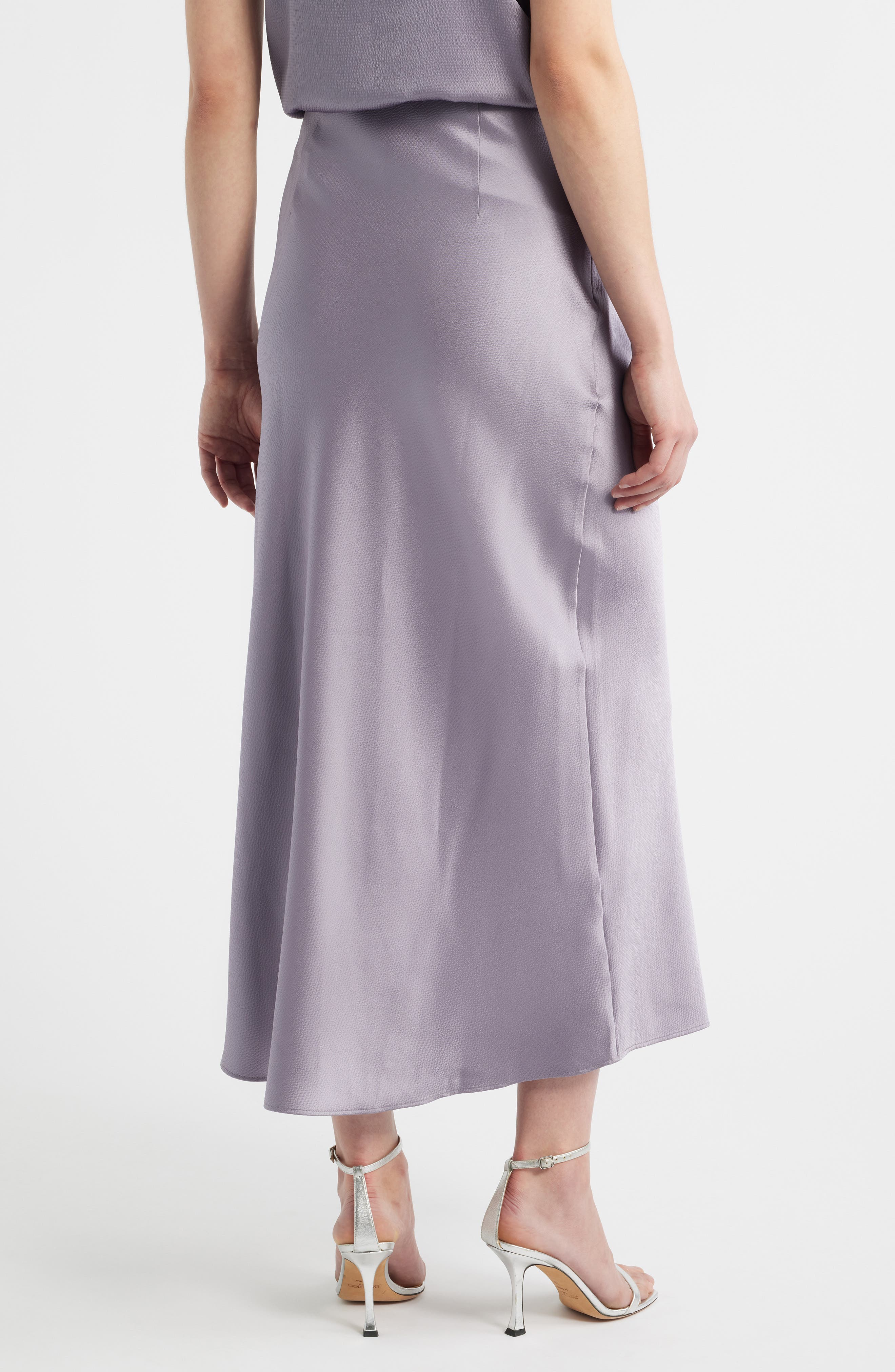 Lace Trim Midi Skirt - image 2