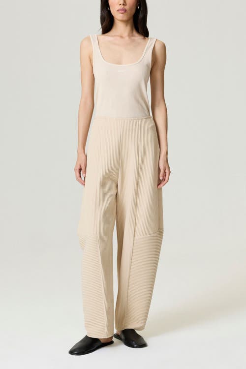 Nocturne Cord Detailed Pants In Neutral