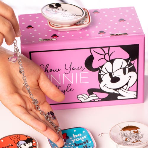 Disney Show Your Minnie Style Jewelry Box In Pink