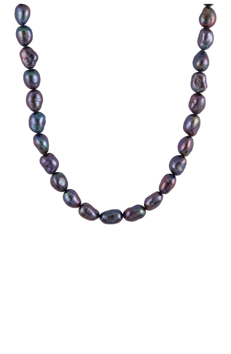 SPLENDID PEARLS Black Pearl Necklace, Main, color,