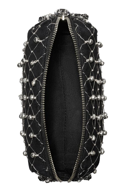 Tory Burch Fleming Bell Soft Suede Crossbody Bag In Black
