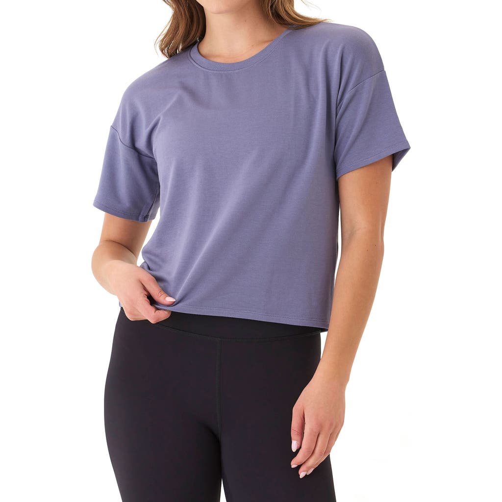 Threads 4 Thought Shana Drop Shoulder Terry Top In Zinc