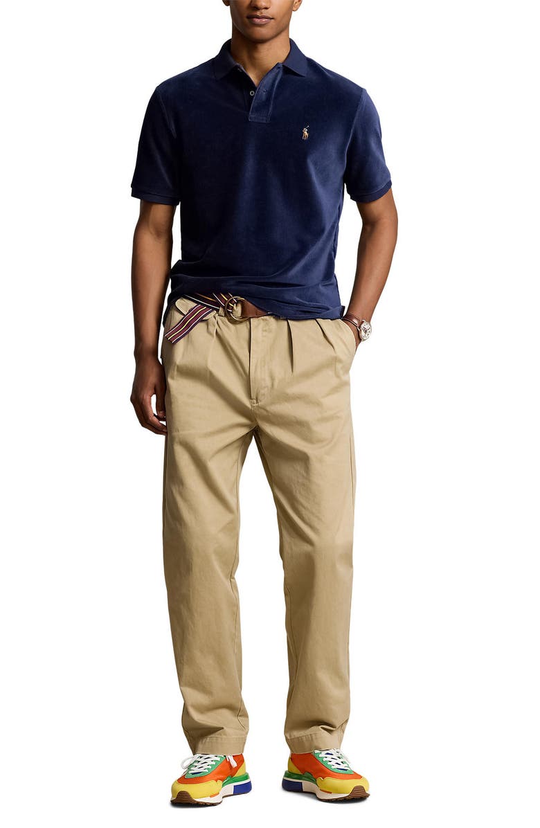 Polo Ralph Lauren Cotton Knit Corduroy Polo, Alternate, color, 