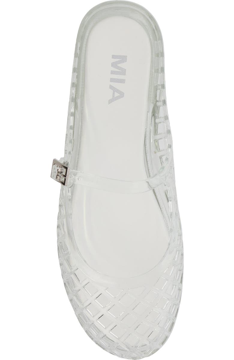 MIA Cherri Buckle Strap Flat, Alternate, color, Clear