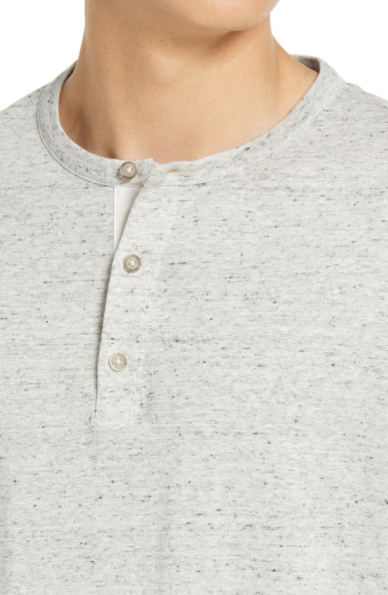 Vince Linen Blend Long Sleeve Henley, Alternate, color,