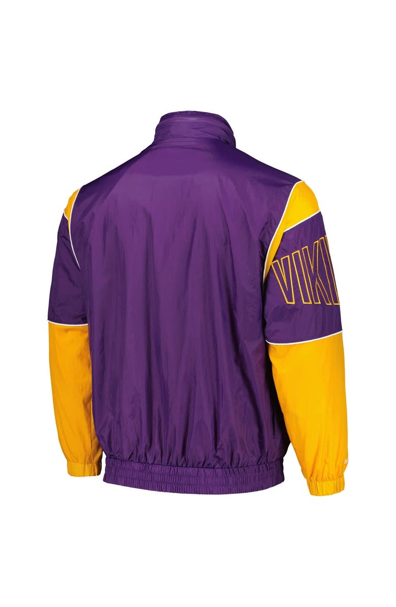 Mitchell & Ness Men's Mitchell & Ness  Purple Minnesota Vikings 1992 Sideline Full-Zip Jacket, Alternate, color, Purple