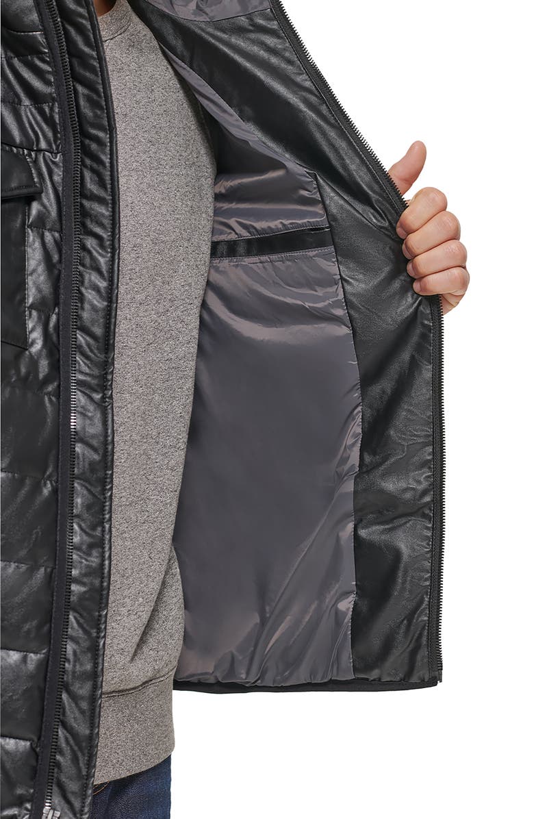 Levi's<sup>®</sup> Faux Leather Quilted Jacket, Alternate, color, 