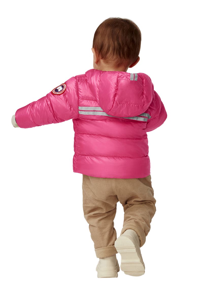 Crofton Water Resistant 750 Fill Power Down Recycled Nylon Puffer Jacket, Alternate, color, SUMMIT PINK