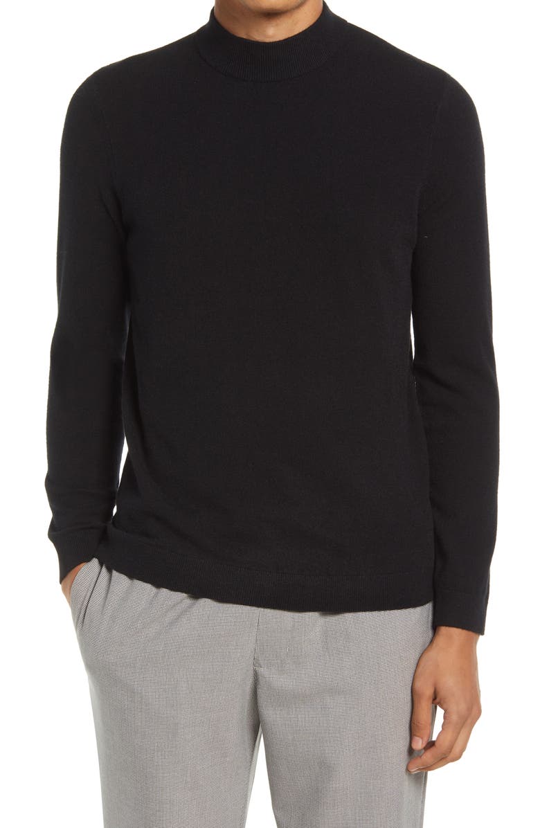 Open Edit Mock Neck Sweater, Main, color,