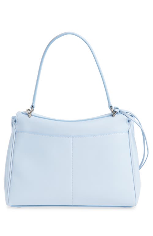 Balenciaga Rodeo Small Ostrich Top Handle Bag In Blue