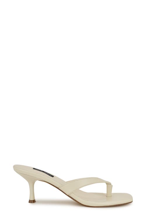 Nine West Andela Flip Flop In Ivory