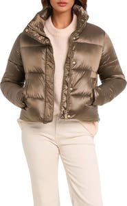 Noize Coco-El Water Resistant Crop Puffer Jacket