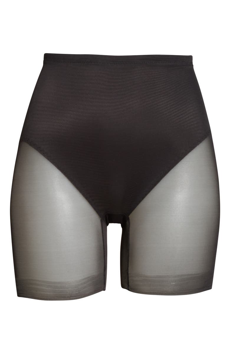 Miraclesuit<sup>®</sup> Sexy Sheer Rear Lift Shaping Bike Shorts, Alternate, color, Black