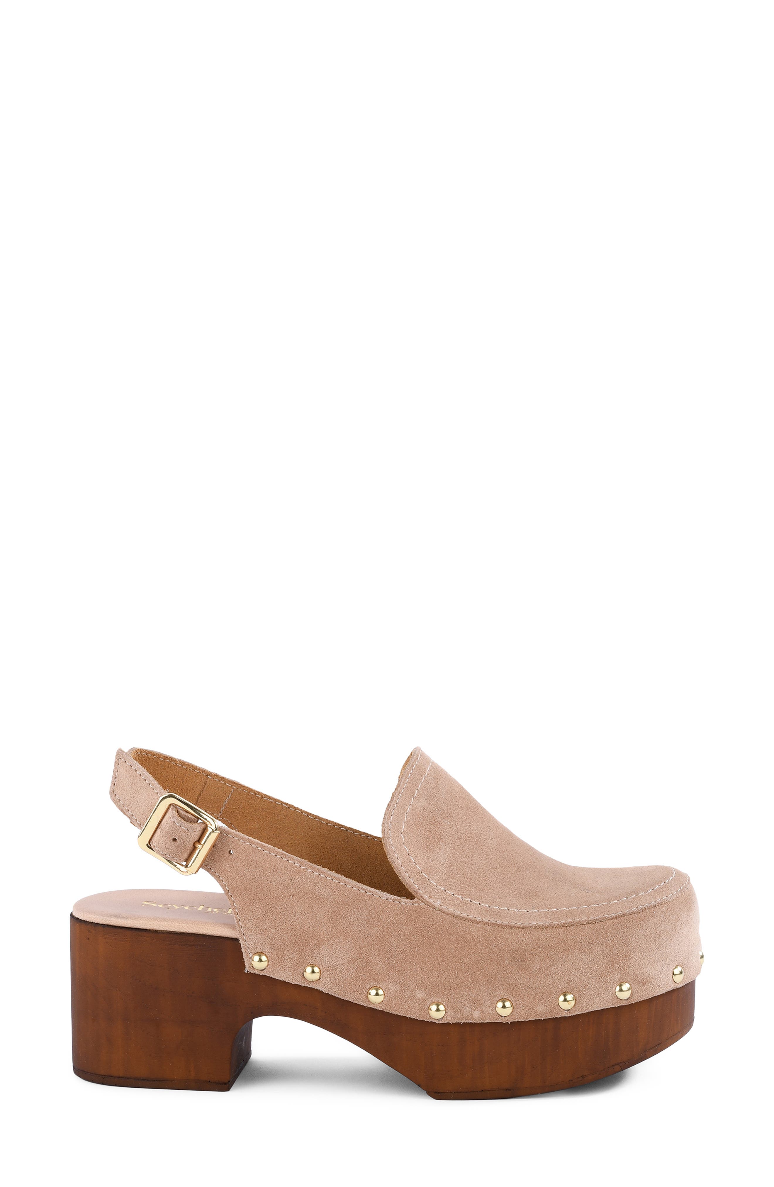 Backlot Leather Clog, Alternate, color, TAUPE