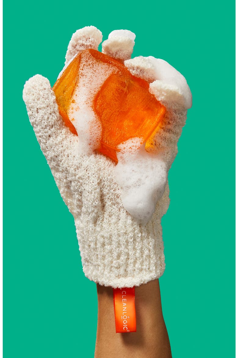 Exfoliating Body Gloves, Alternate, color, NO COLOR
