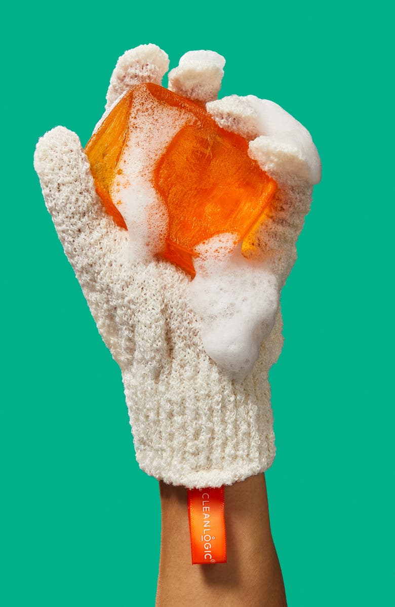 CLEANLOGIC Exfoliating Body Gloves, Alternate, color,