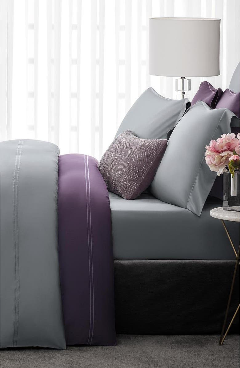 Togas Rhapsody Flat Sheet, Alternate, color, Grey