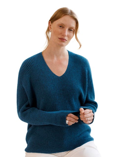 Geelong Cocoon V-Neck Sweater