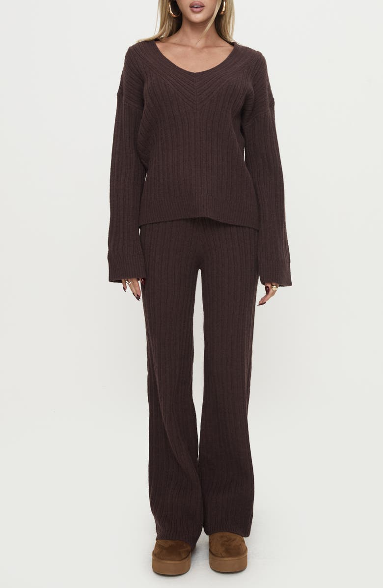 Princess Polly Pillows Long Sleeve Knit Shirt & Pants Set, Main, color,