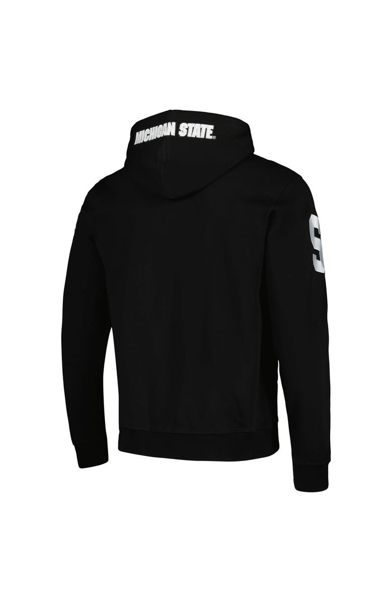 PRO STANDARD Men's Pro Standard Black Michigan State Spartans  Pullover Hoodie, Alternate, color, 