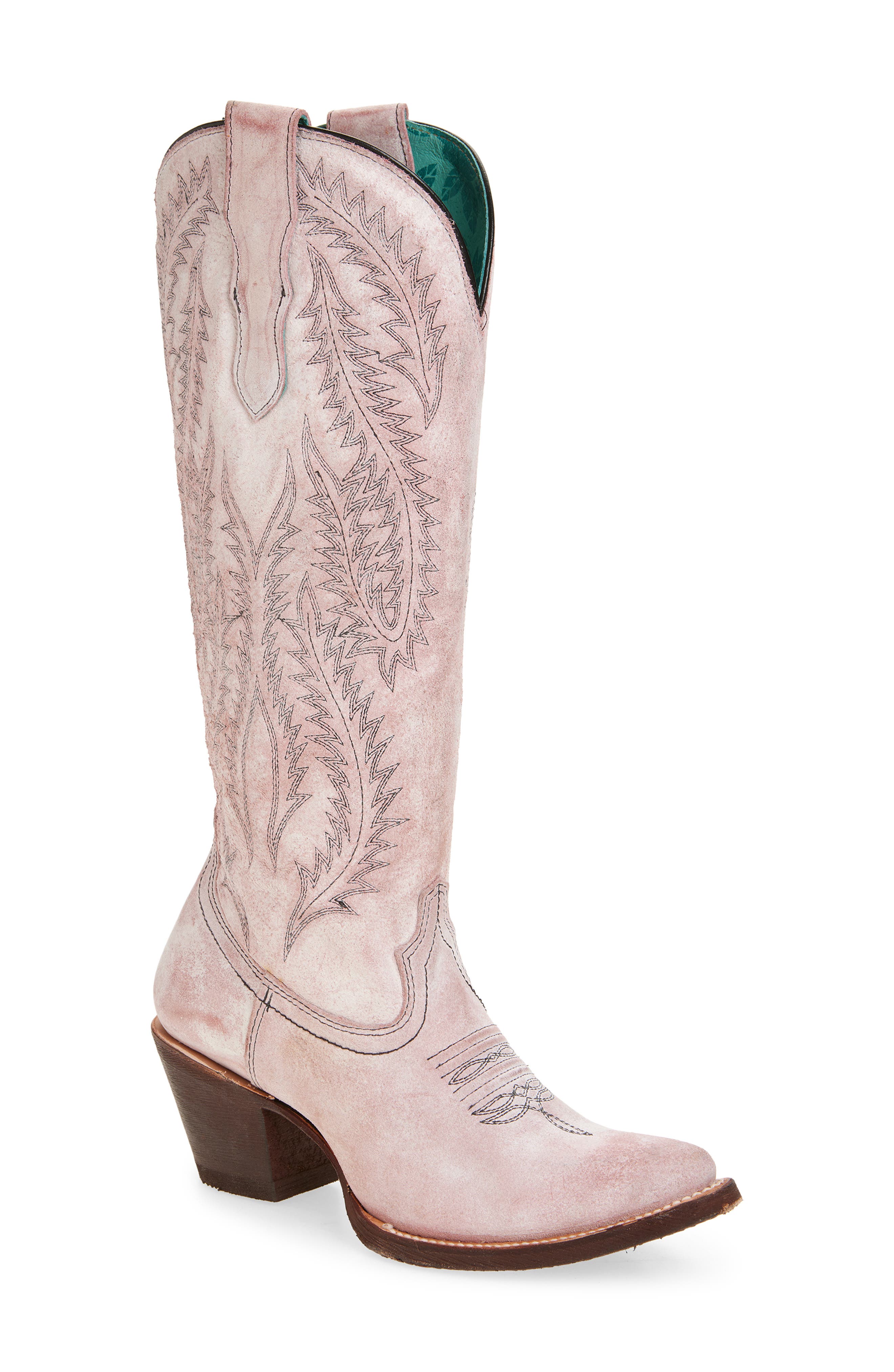 CORRAL Embroidered Western Boot, Main, color, 